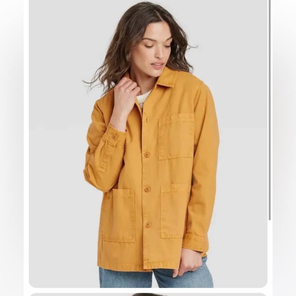 Universal Thread Yellow Denim Shacket - image 1